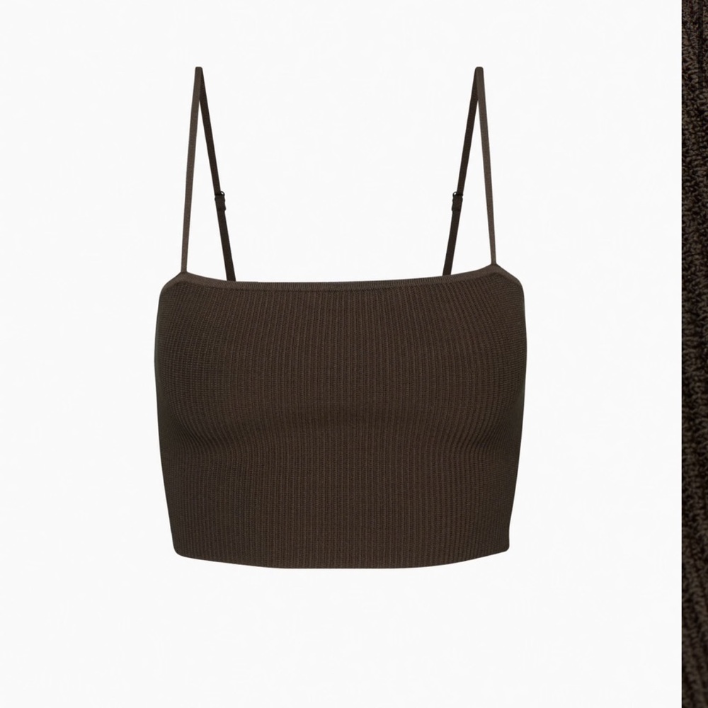 Aritzia Sculpt Knit Cami Cropped Tank